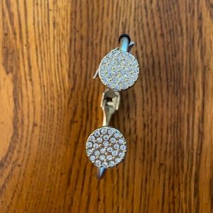 Brand New Chico’s Gold and Crystal Grace Cuff Bracelet